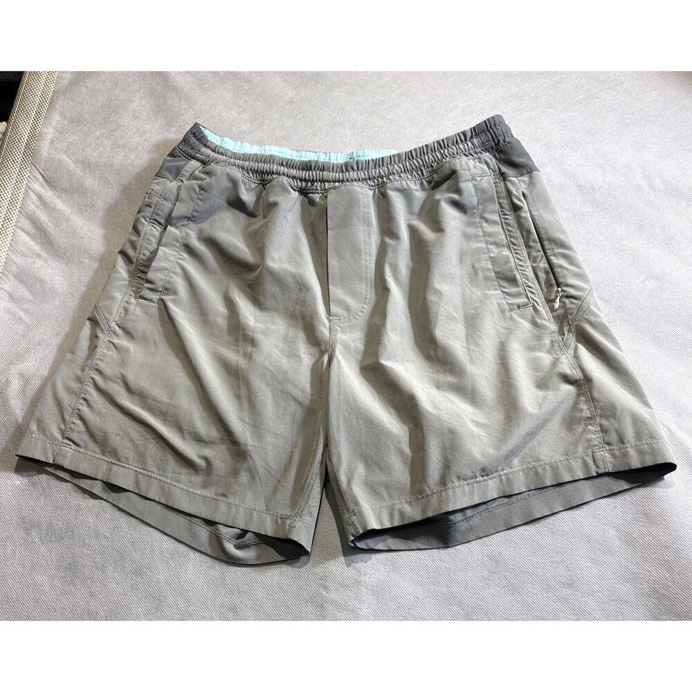 Birddogs Mens Classic Fit Gray Shorts With Inner Liner Lightweight & Stretchy Si